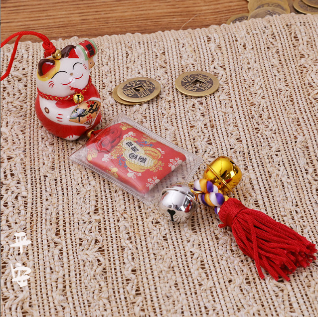 Mèo thần tài may mắn treo xe hơi / ô tô ( Car Hanging Pendant ) 9 mẫu