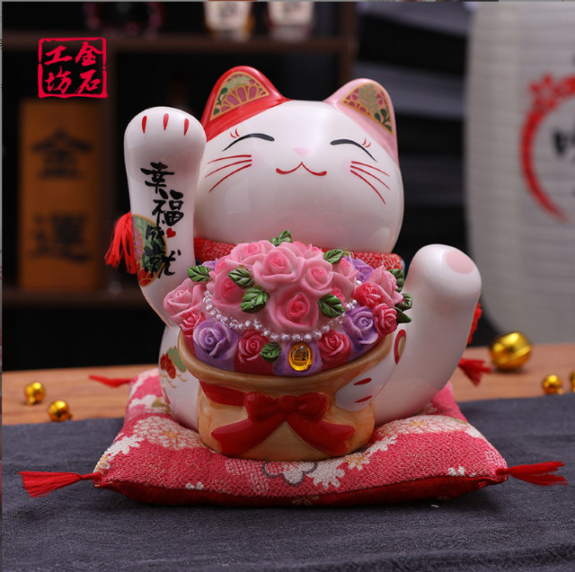 Mèo thần tài Cầu Duyên Song Hỷ