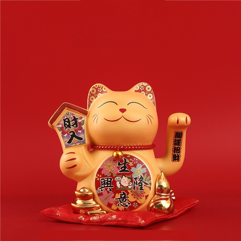 Mèo thần tài vẫy tay vàng tài lộc Tài Nhân