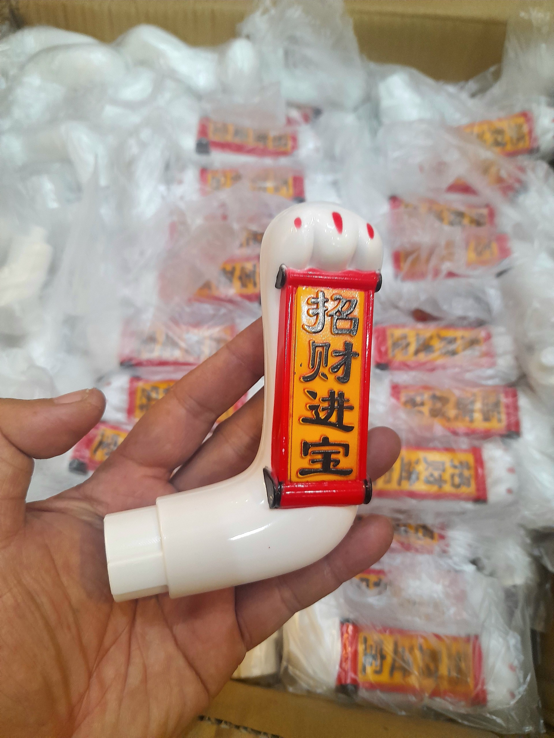 Tay vẫy rời mèo thần tài size lớn