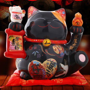 Mèo thần tài đen trừ tà An Vận Chiêu Phúc