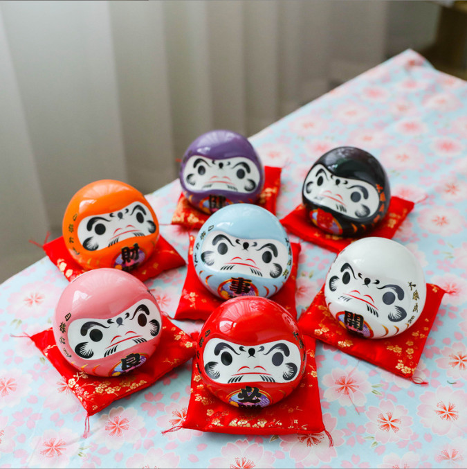 Búp bê Daruma size 14cm ( 7 màu )